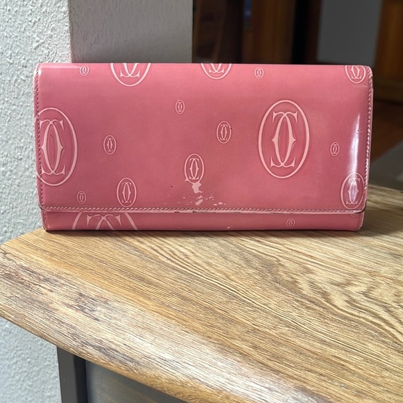 Authentic Cartier Pink Patent Wallet - Picture 16 of 16